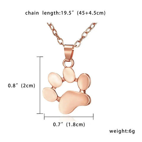 Feline Paw Necklace