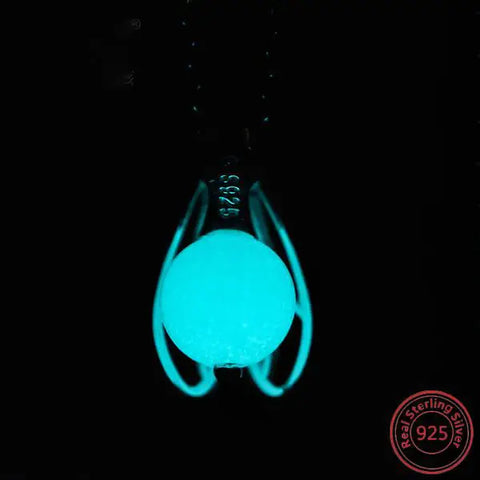 Firefly Grow in the Dark Sterling Necklace