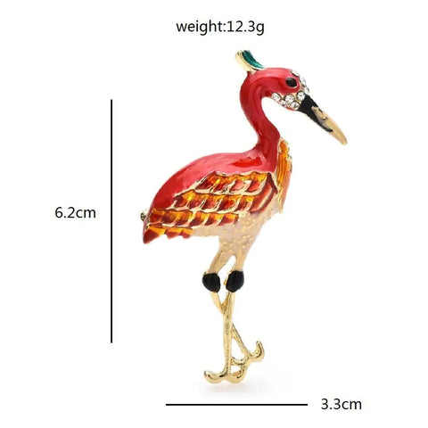 Flamingo Brooch