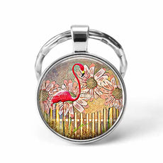 Flamingo Keychain