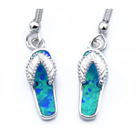 Flip Flops Opal Earrings