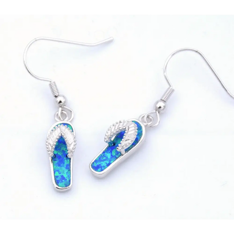 Flip Flops Opal Earrings