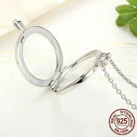 Floating Flowers in bloom Silver Necklace