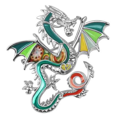 Flying Dragon Brooch