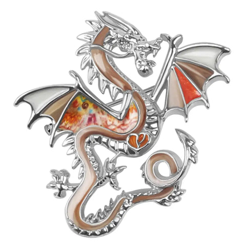 Flying Dragon Brooch