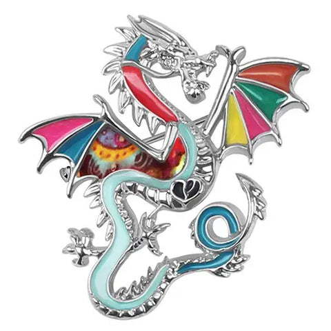 Flying Dragon Brooch