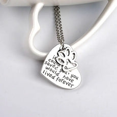 Forever Loved Paw Necklace