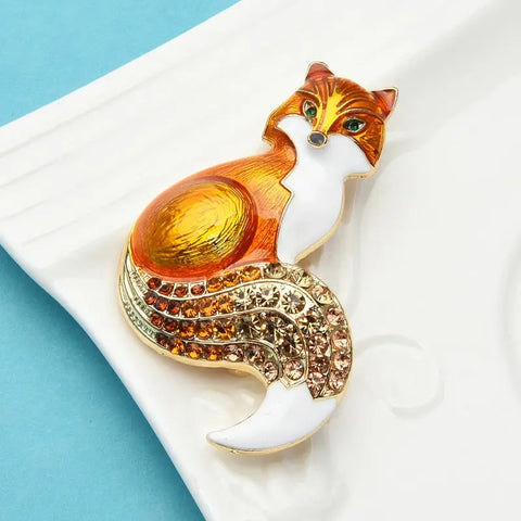 Fox Brooch
