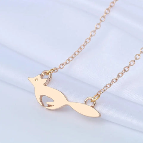 Fox Running Necklace