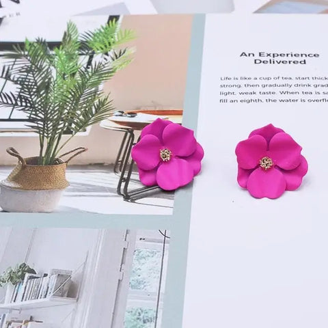 Free Anemone Earrings