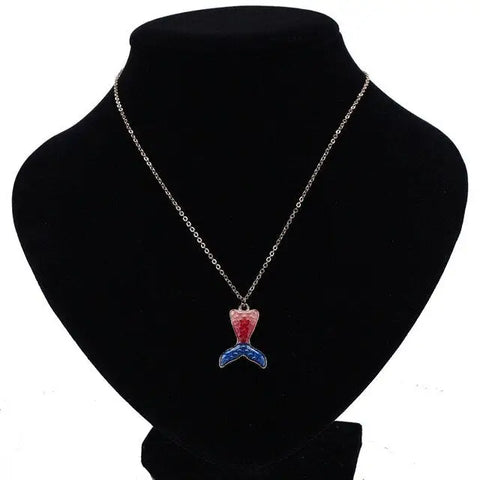 Free Blue Tail Necklace