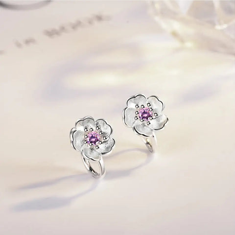 Free Cherry Tree Flower Earrings