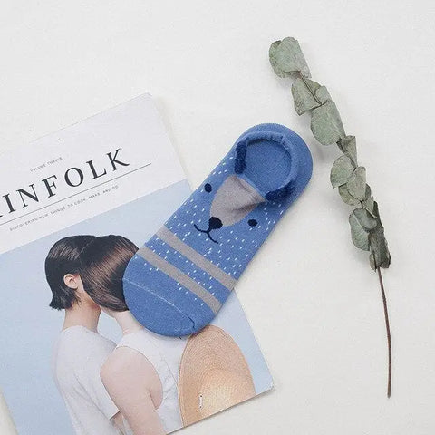 Free Cute Blue Bear Socks