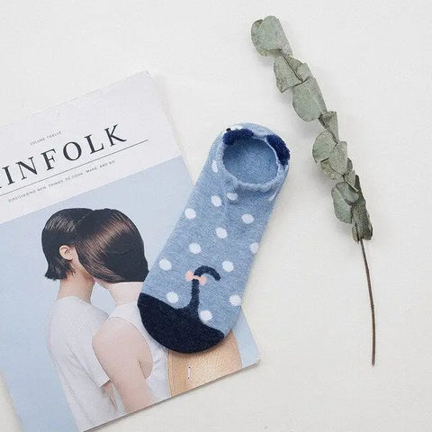 Free Cute blue tale Socks