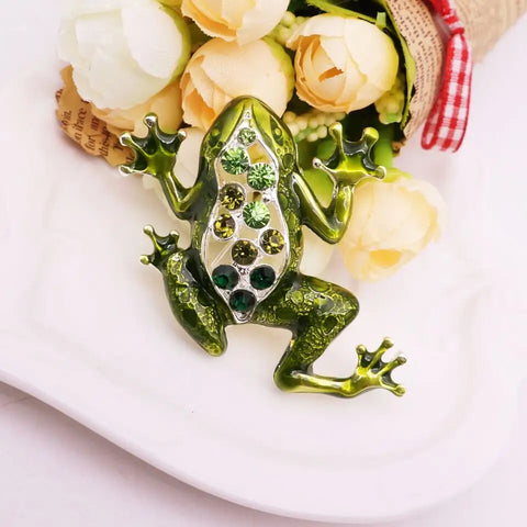 Free Frog Brooch