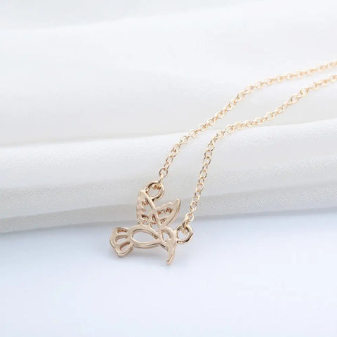 Free Hummingbird Hollow Necklace
