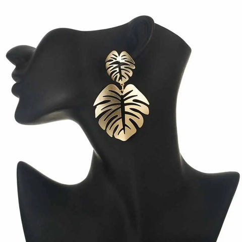 Free Leaf Long Earring