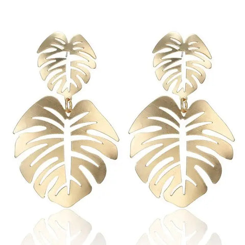 Free Leaf Long Earring