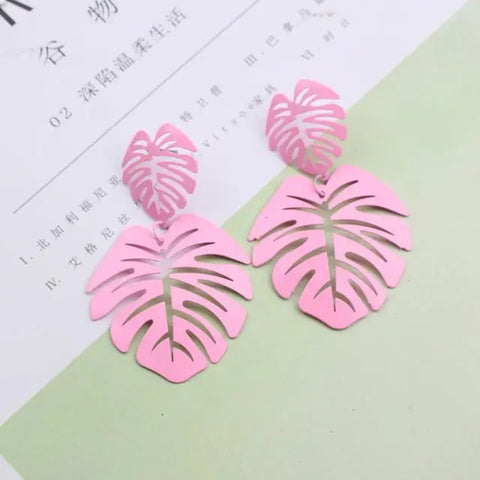 Free Leaf Long Earring