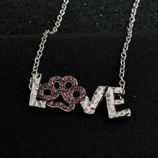 Free Love Paw Necklace