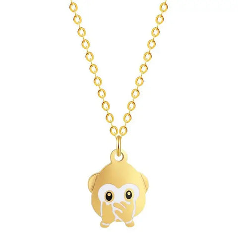 Free Monkey Animal Necklace