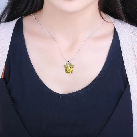 Free Paw Necklace