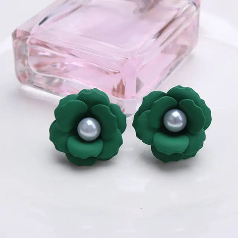 Free Rose Petal Pearl Earrings
