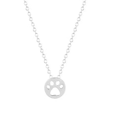 Free Silver Color Paw Necklace