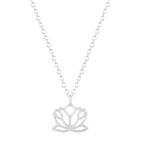 Free Silver Plant Necklace