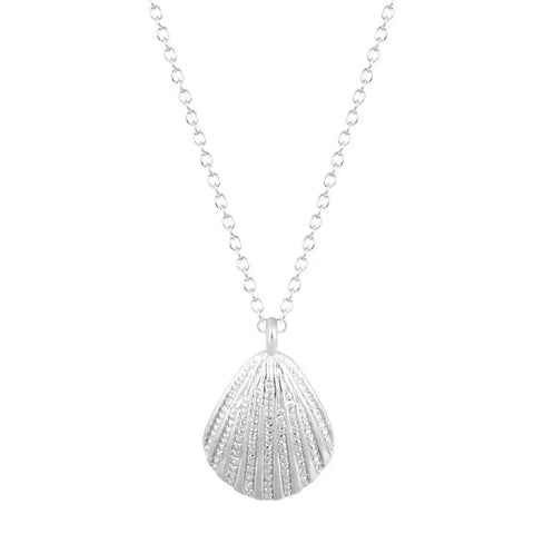 Free Silver Shell Necklace