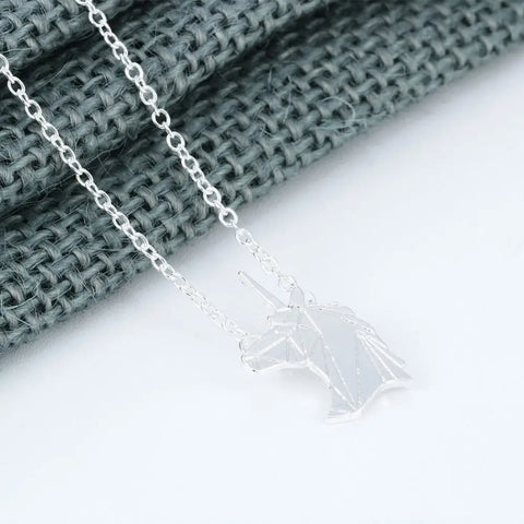 Free Unicorn Head Necklace
