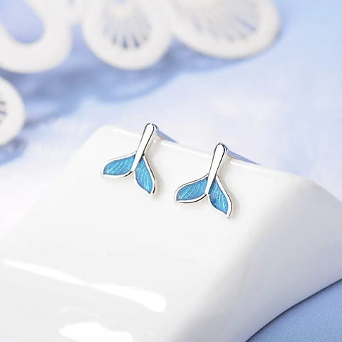 Free Whale Earrings