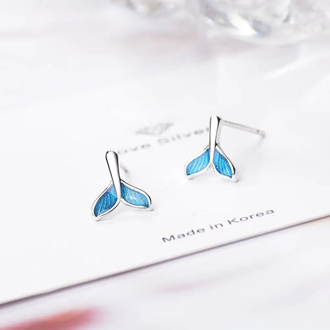 Free Whale Earrings