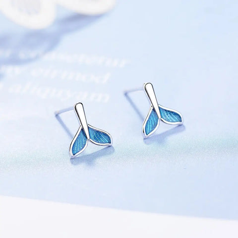 Free Whale Earrings
