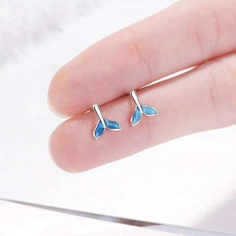 Free Whale Earrings