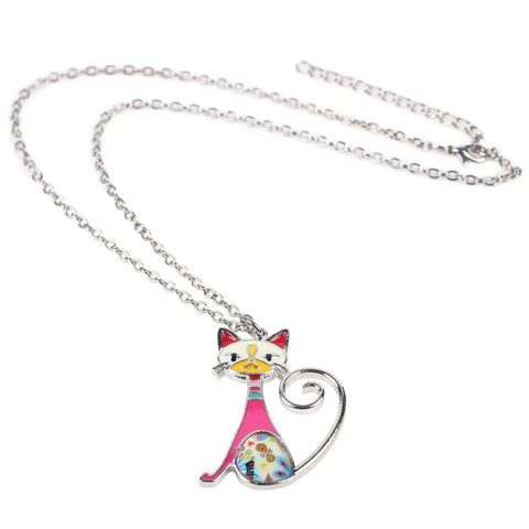 Frisky Cat Necklace