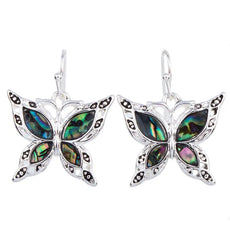 Linear - Get A Pair Of Green Butterfly Matching Earrings For $7.95!