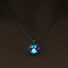 Glow in the Dark Paw Necklace