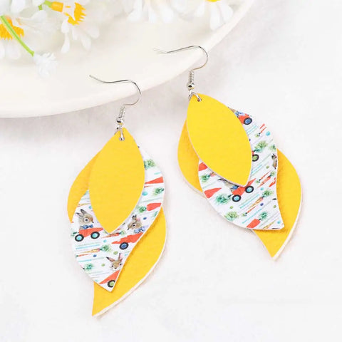 "Happy Leaf" Earrings