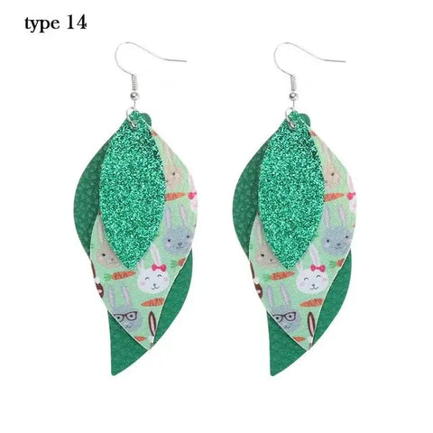 "Happy Leaf" Earrings