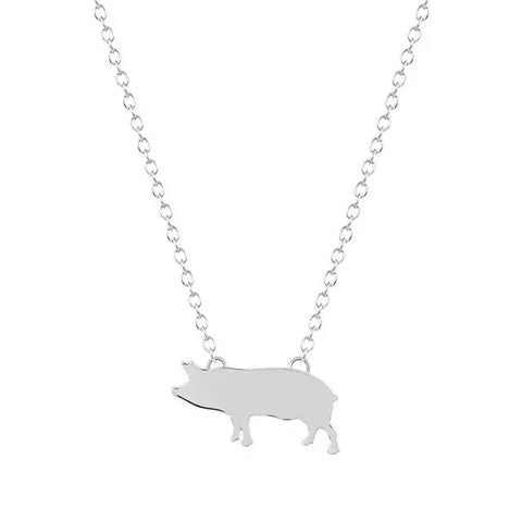 Happy Pig Necklace