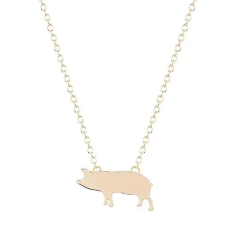 Happy Pig Necklace