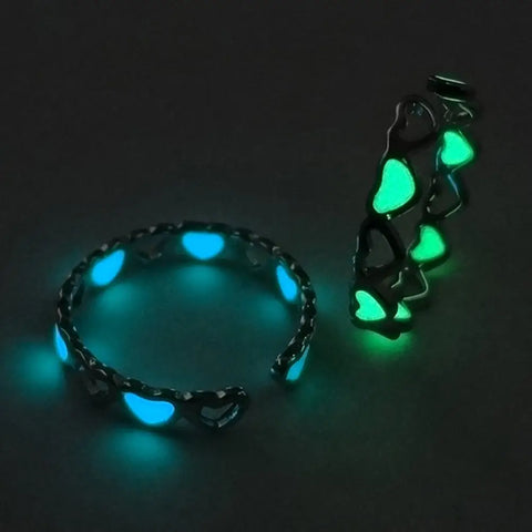 Heart Glow in the Dark Ring