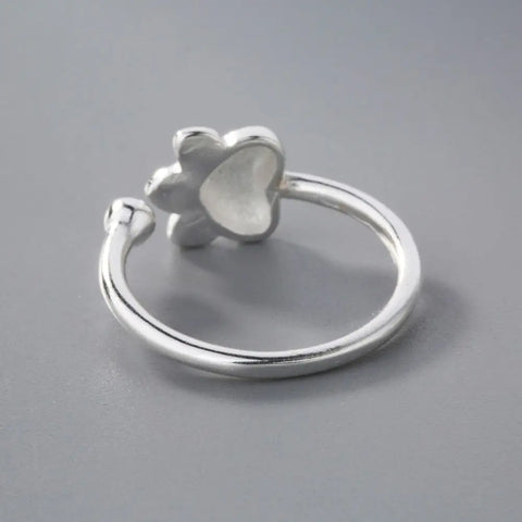 Heart Paw Adjustable Ring