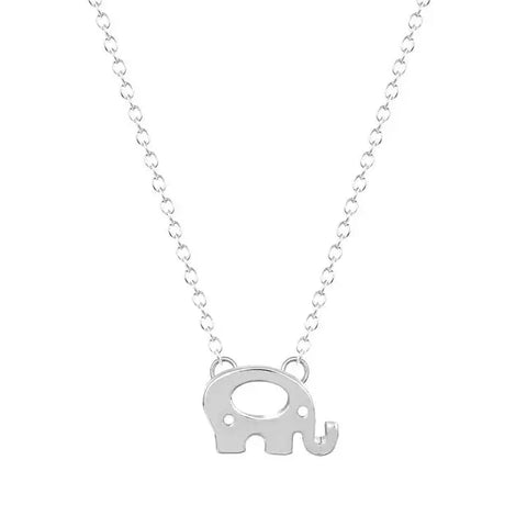 Hollow Elephant Necklace