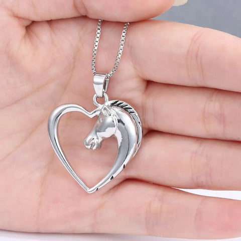 Horse Heart Necklace