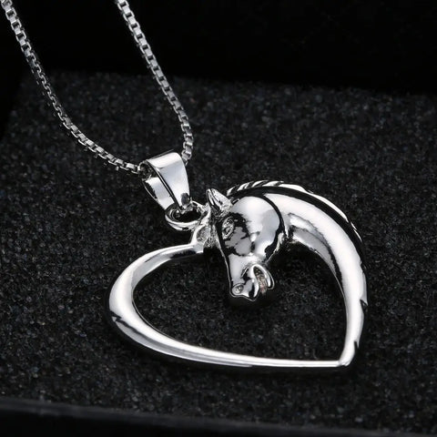 Horse Heart Necklace