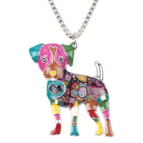 Jack Russel Multicolor Necklace
