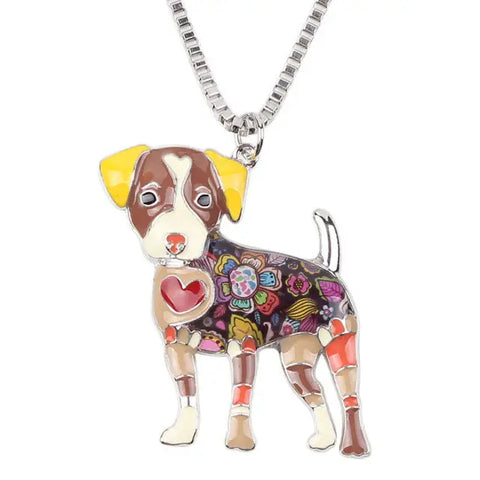 Jack Russel Multicolor Necklace