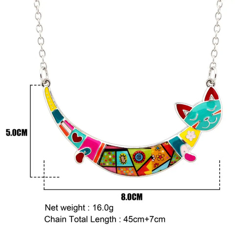 Joyful Cat Necklace